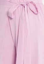 Belted Tie Wide Leg Pants