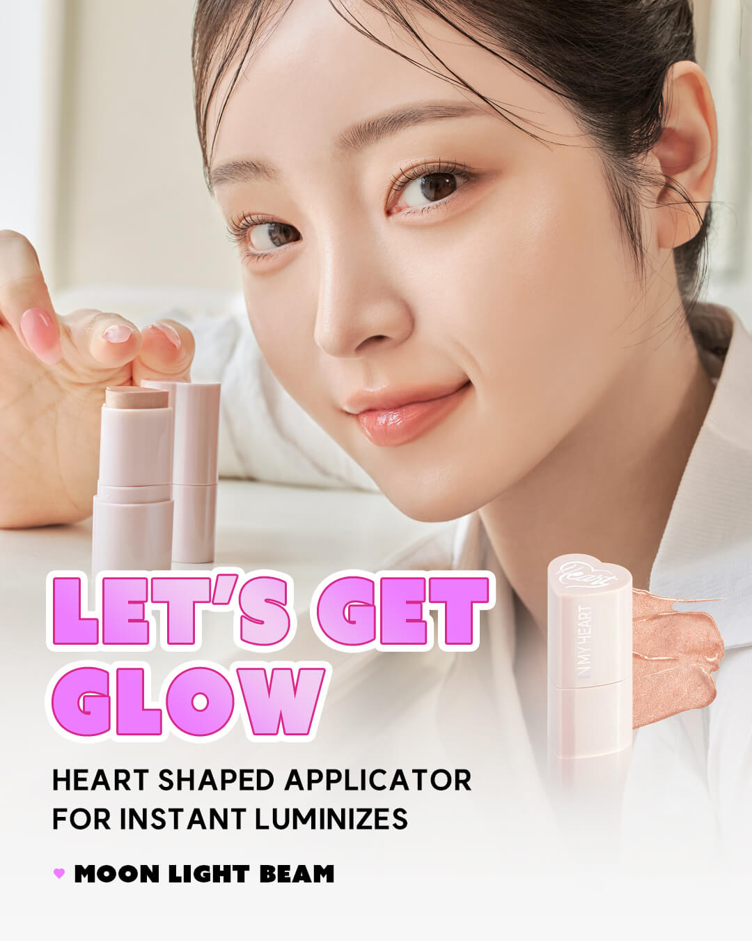 Pretty Filter In My Heart Stick Highlighter Moonlight Beam - By Baano