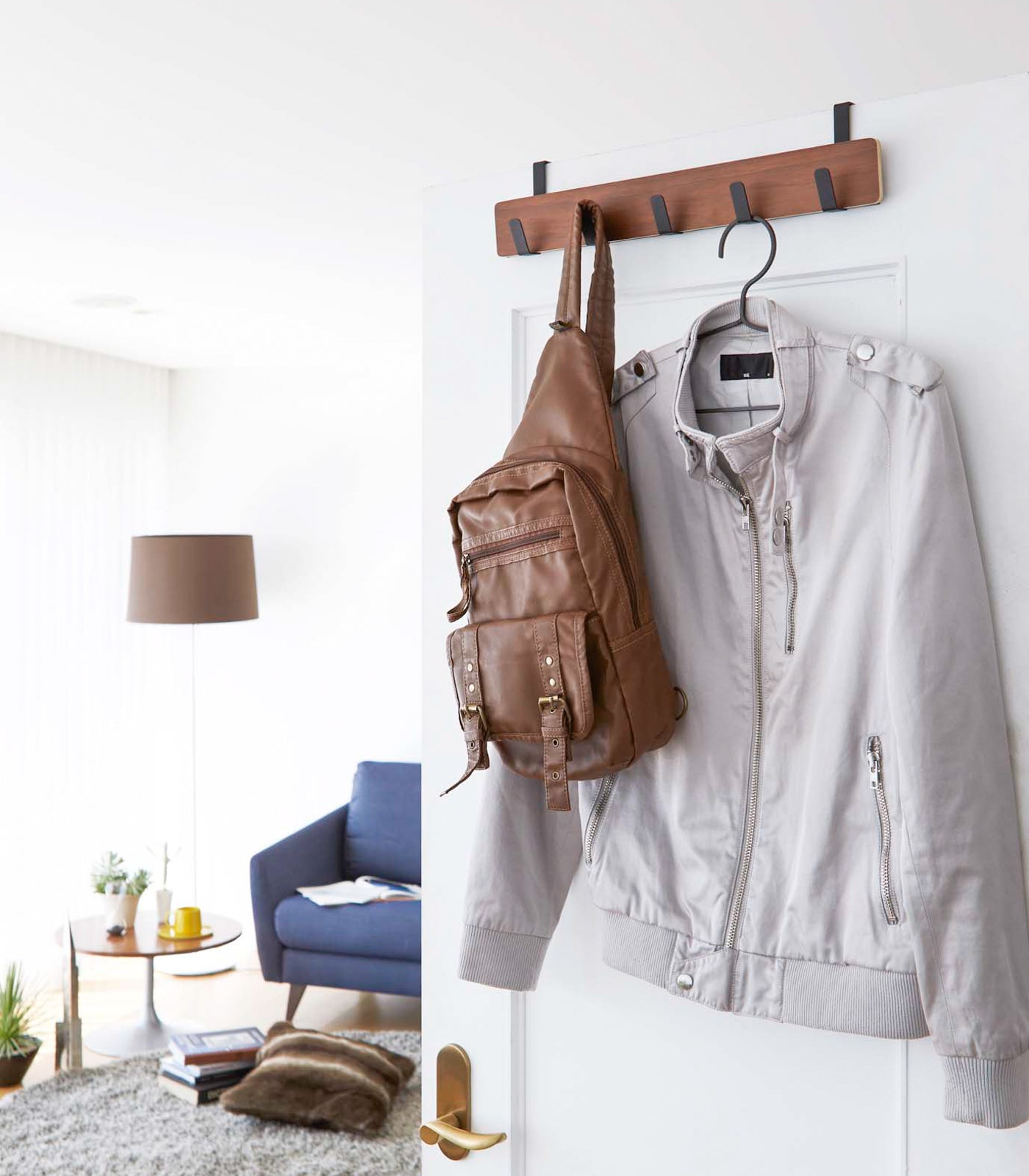 Over-the-Door Rack - Wood - By Baano