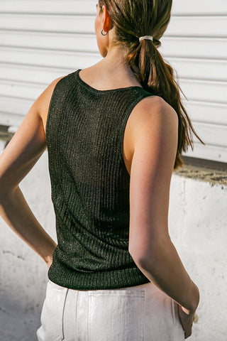 BLISSFUL LOVE WOVEN TANK TOP - By Baano