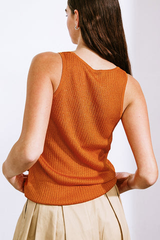 BLISSFUL LOVE WOVEN TANK TOP - By Baano