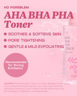 No Poreblem AHA BHA PHA Exfoliator Toner for Face - By Baano