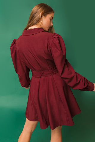 WRAPPED UP IN LOVE MINI DRESS - By Baano