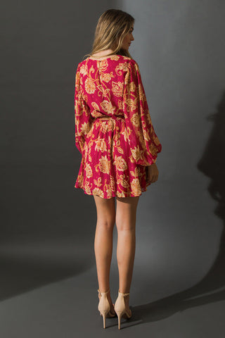 ONE THAT GOT AWAY WOVEN MINI DRESS - By Baano