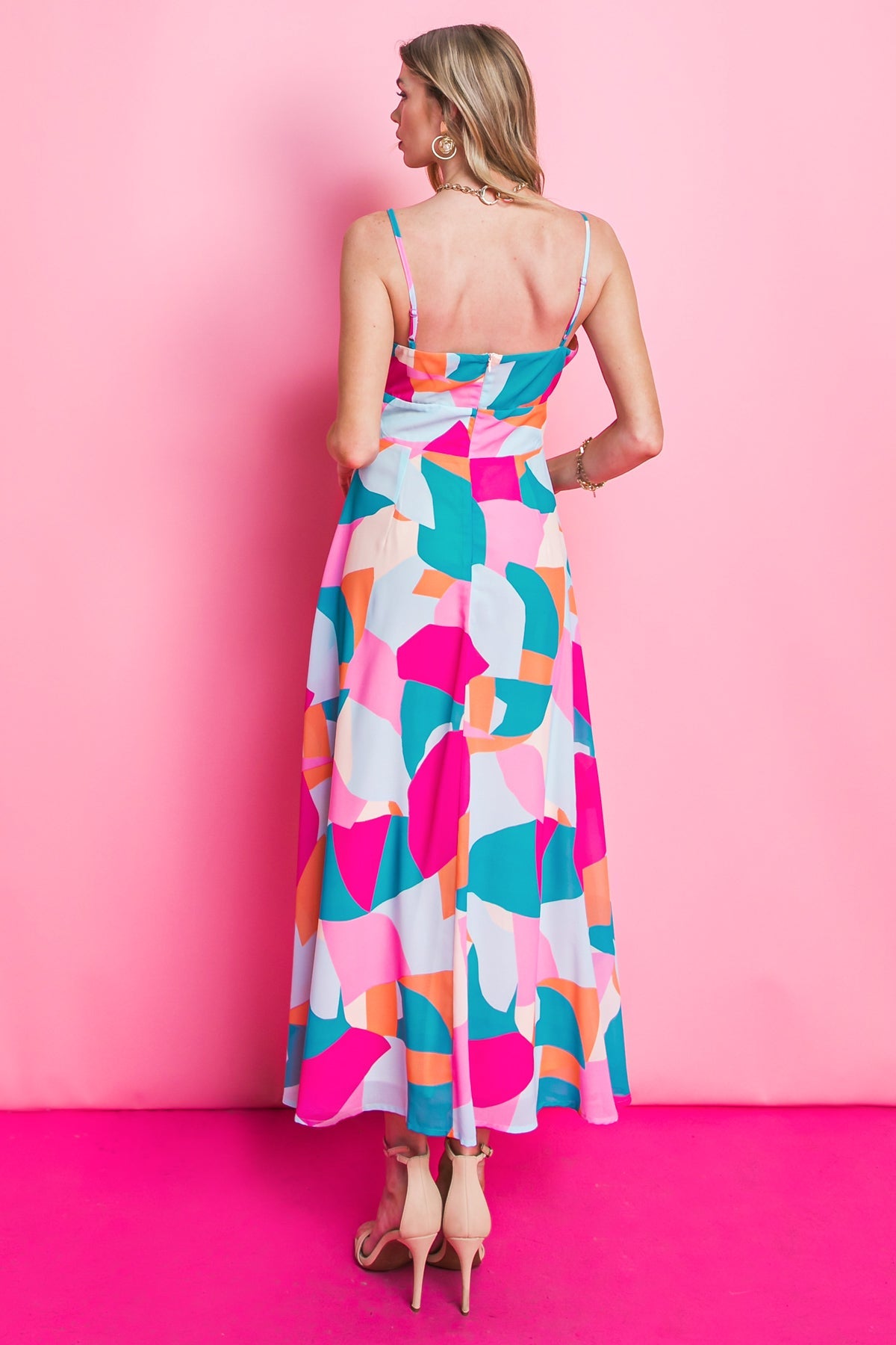 BLUE OCEAN BEACH WOVEN MIDI DRESS - By Baano