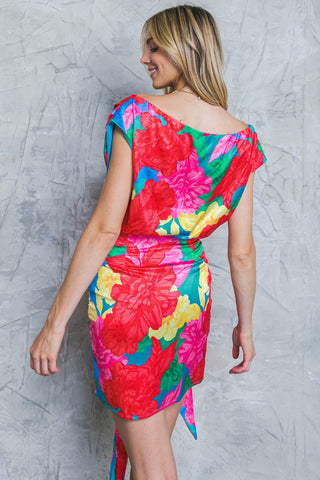 BLOOM SEASON WOVEN MINI DRESS - By Baano