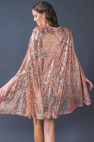 SPECIAL TREATMENT SEQUIN MINI DRESS - By Baano