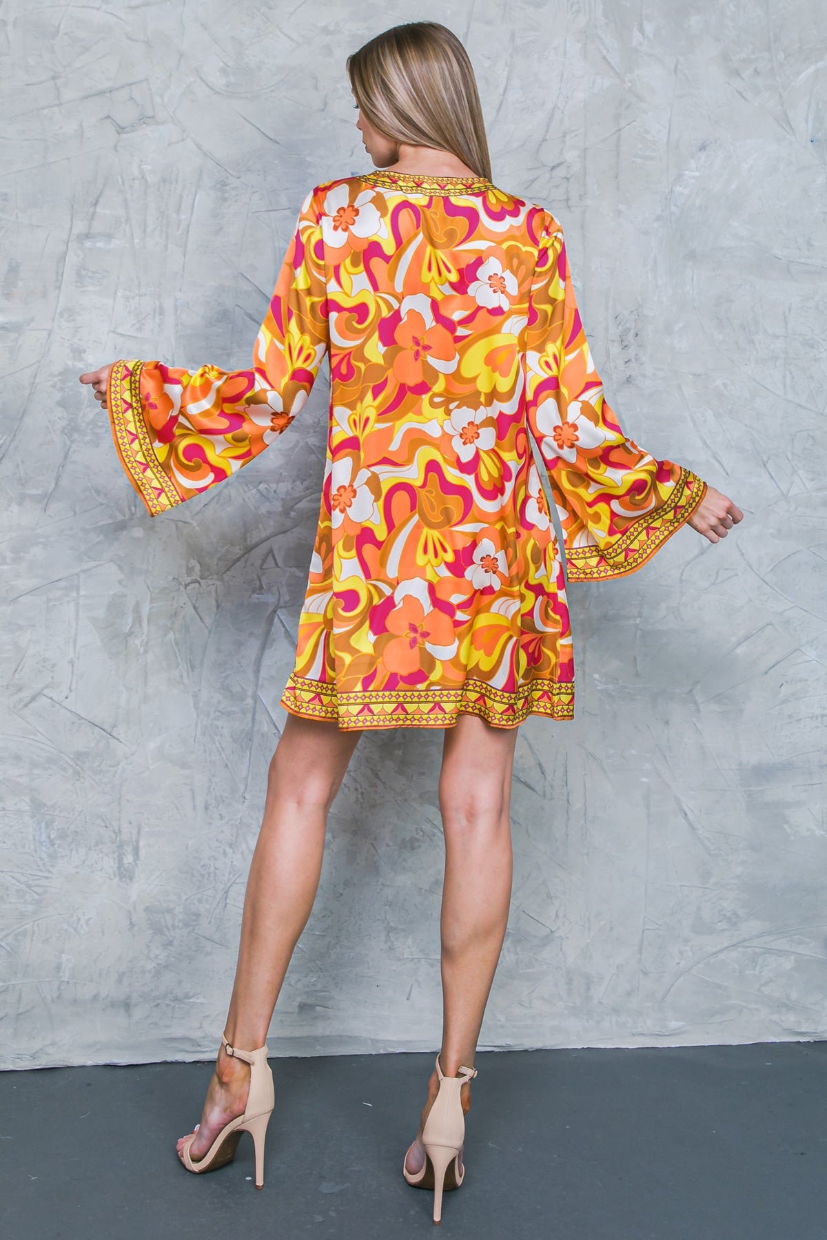 CAUGHT FEELINGS WOVEN MINI DRESS - By Baano