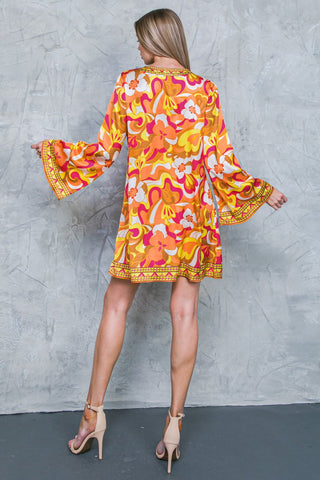 CAUGHT FEELINGS WOVEN MINI DRESS - By Baano