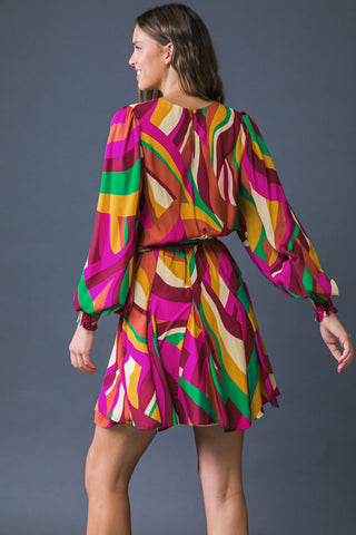 KEEP ON MOVING WOVEN MINI DRESS - By Baano