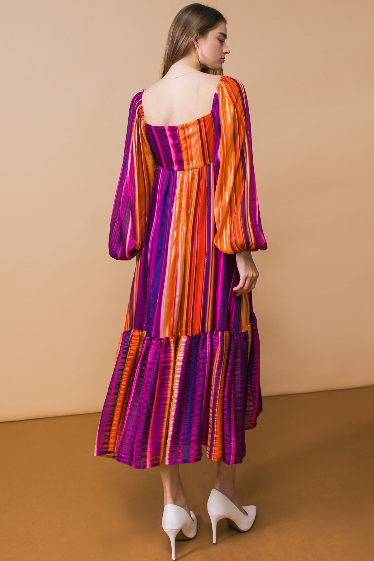 EVERYTHING YOU NEEDED WOVEN MIDI DRESS - By Baano