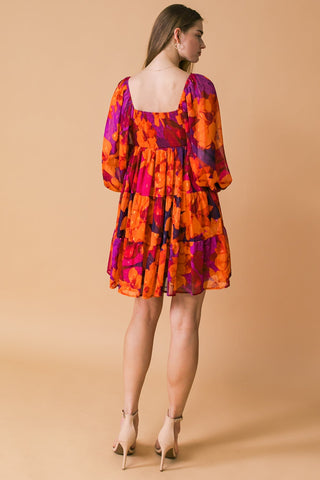 GOOD FLOWS TO ME WOVEN MINI DRESS - By Baano