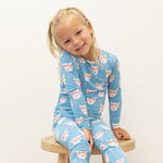 Pretty Pink Cat Big Kid Pajama - By Baano