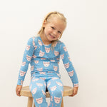 Pretty Pink Cat Big Kid Pajama - By Baano