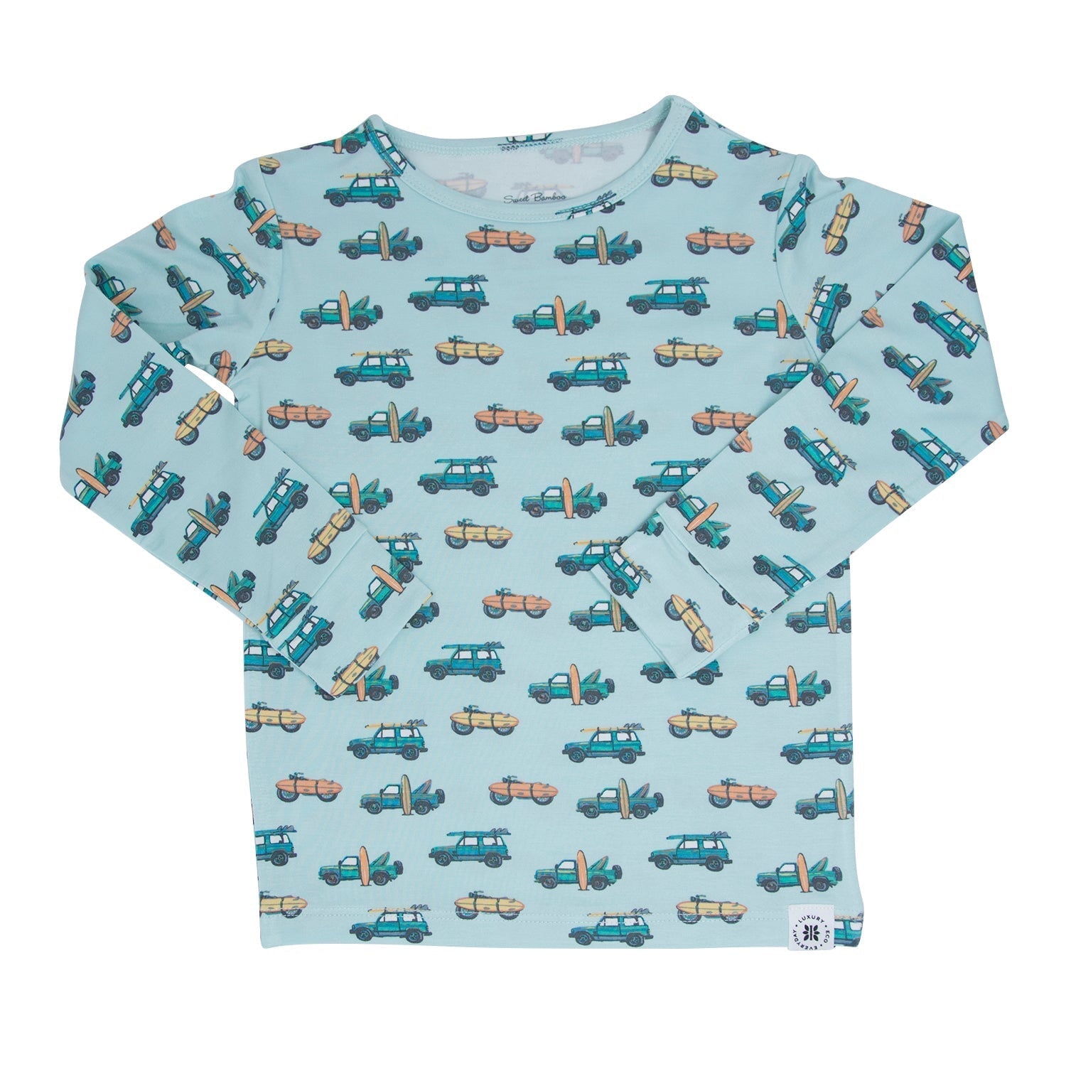 Surfing Beach Big Kid Pajama - By Baano