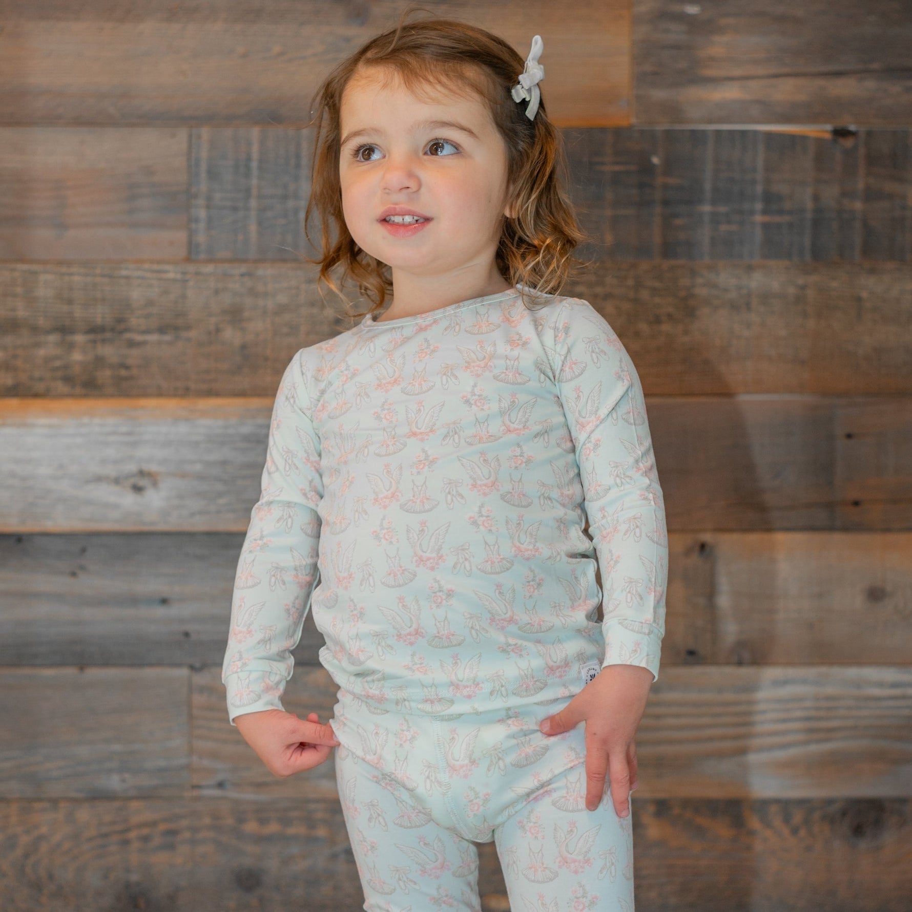 Swan Ballet Big Kid Pajama Set - By Baano