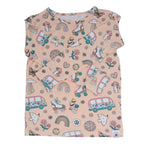 Retro Roller Skates Big Kid Pajama Set - By Baano