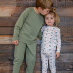 Pink Farm Hens Bamboo Big Kid Pajama - By Baano