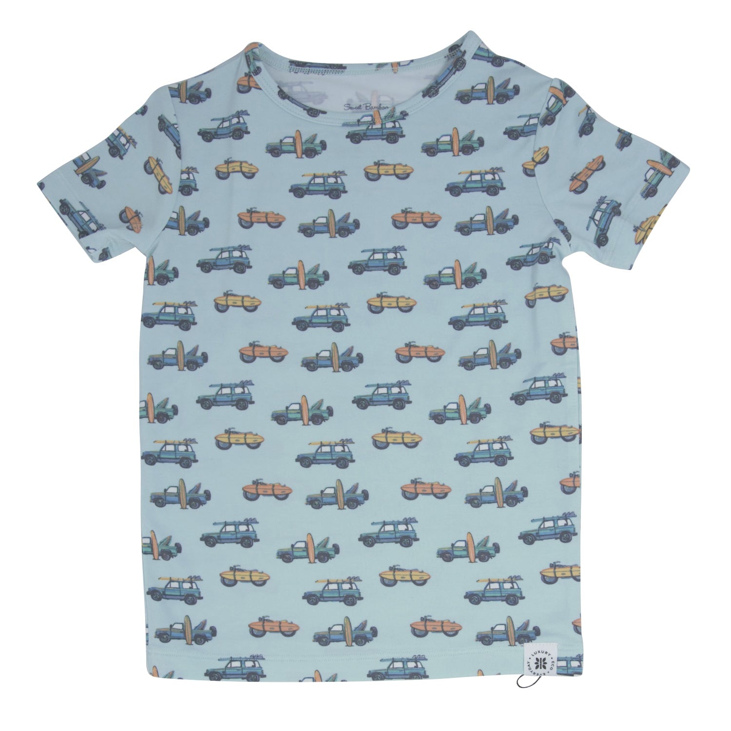 Surfing Beach Big Kid Pajama S/S - By Baano