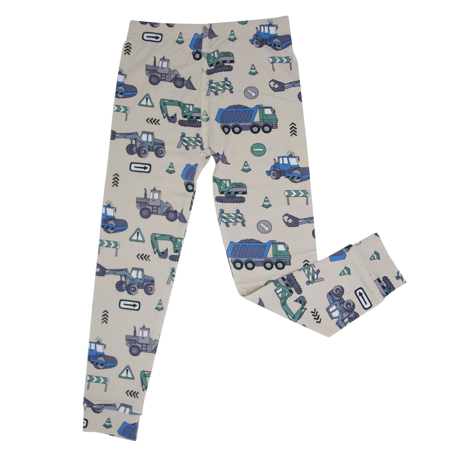 Trucks Diggers Construction Big Kid Pajama S/S - By Baano