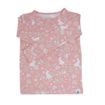 Pink Bunny Floral Big Kid Pajama Set - By Baano