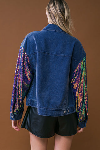 WALKING THE WALK DENIM JACKET - By Baano