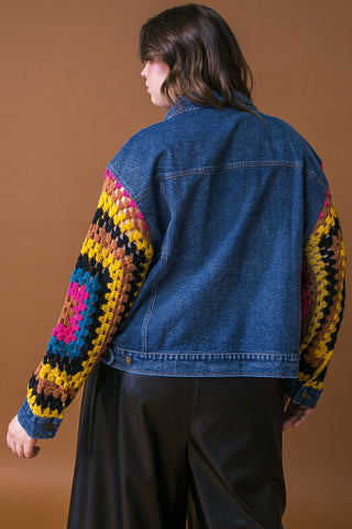 CLASSICALLY CHIC WASHED DENIM JACKET - By Baano