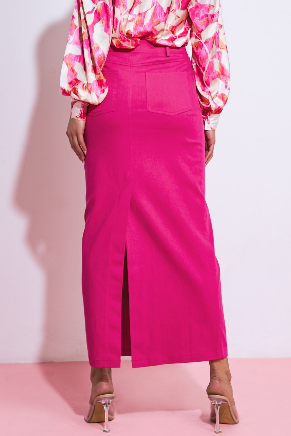 MY LOVE MINE ALL MINE WOVEN MIDI SKIRT - By Baano