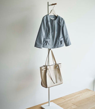 Coat Rack (63.98" H)  - Steel + Wood - By Baano
