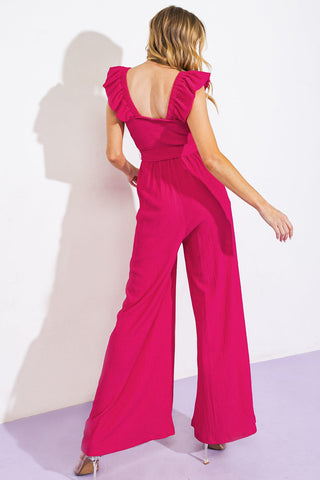 LOVEILEST STYLE WOVEN JUMPSUIT - By Baano