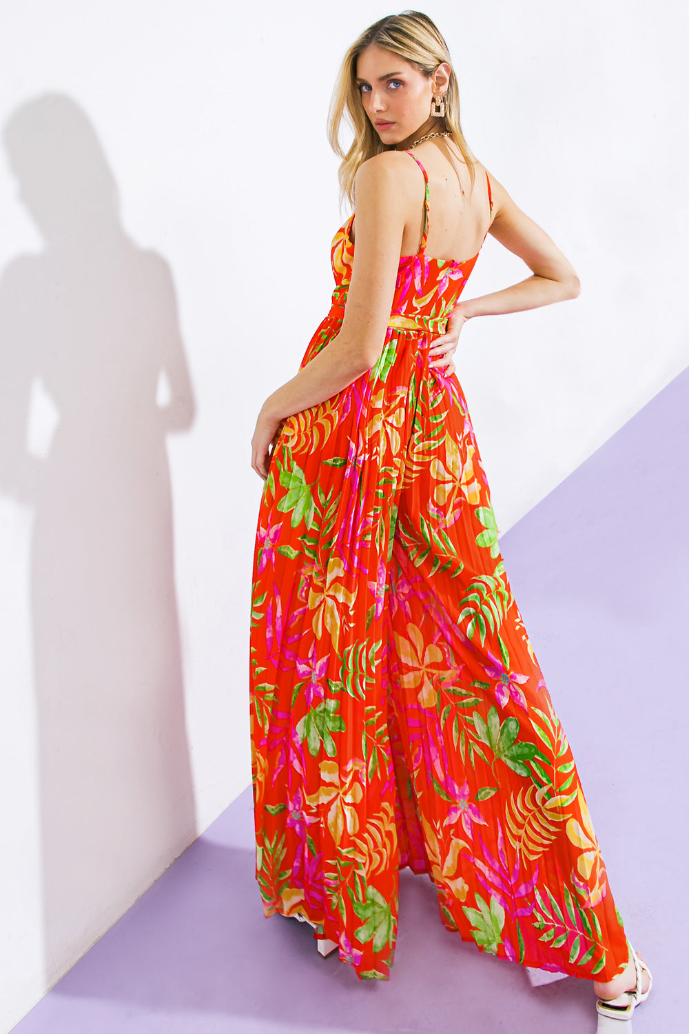 BLOSSOMING WITH JOY WOVEN JUMPSUIT - By Baano