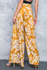 LET THE LIGHT IN BROWN WOVEN PANTS - By Baano