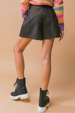 MY GREATEST JOY LEATHER SHORTS - By Baano