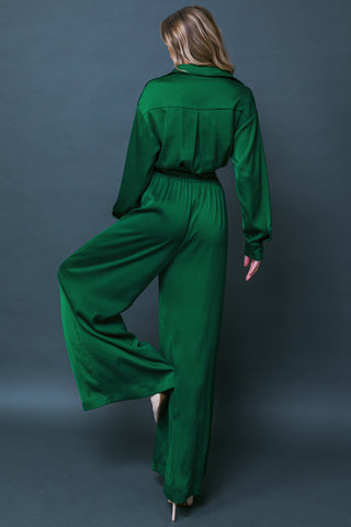 SHE'S IRRESISTIBLE WOVEN JUMPSUIT - By Baano