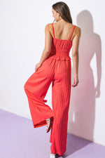 WITHIN MY HEART WOVEN JUMPSUIT - By Baano