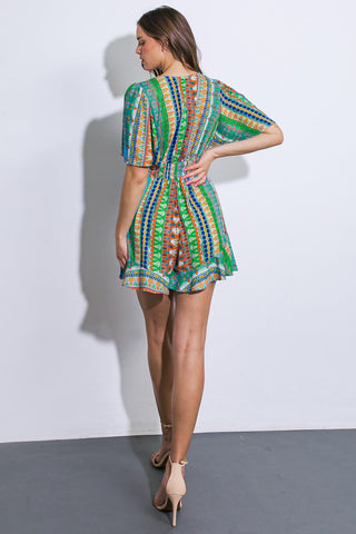 REFRESHING BEAUTY WOVEN ROMPER - By Baano