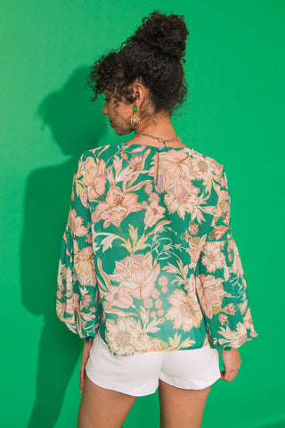 DAYBREAK SKYLINE WOVEN TOP - By Baano