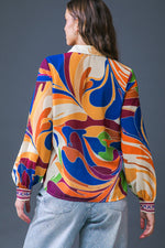 HUMMING BIRD WISHES WOVEN TOP - By Baano