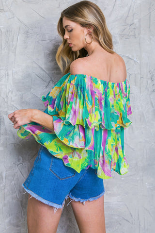 MAGNOLIA SANTA CATERINA WOVEN TOP - By Baano