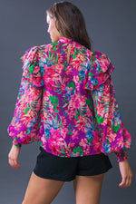 MAKES ME HAPPY WOVEN TOP - By Baano