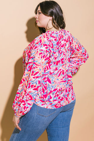 MISTLETOE MOMENT WOVEN TOP - By Baano