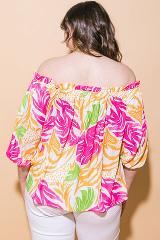 BREAKING HEARTS WOVEN TOP - By Baano
