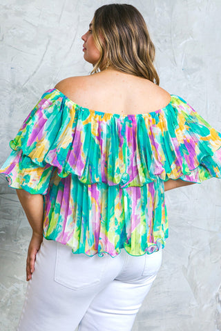 MAGNOLIA SANTA CATERINA WOVEN TOP - By Baano