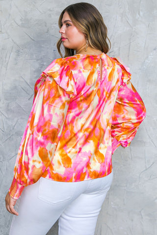 FEELING SPICE WOVEN TOP - By Baano