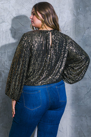 HOPE YOU REMEMBER SEQUIN TOP - By Baano