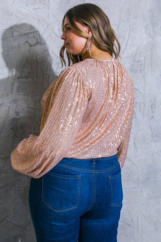 HOPE YOU REMEMBER SEQUIN TOP - By Baano