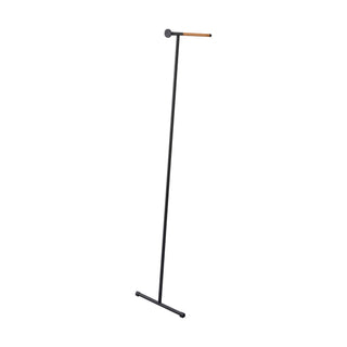 Leaning Clothes Hanger (64" H)  - Steel + Wood - By Baano