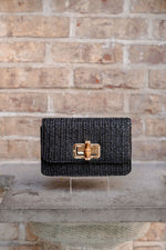 Black Lilly Clutch