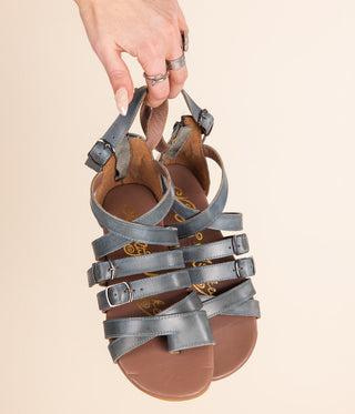 Blair Sandals in Teal Naughty Monkey