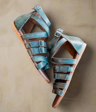 Blair Sandals in Teal Naughty Monkey